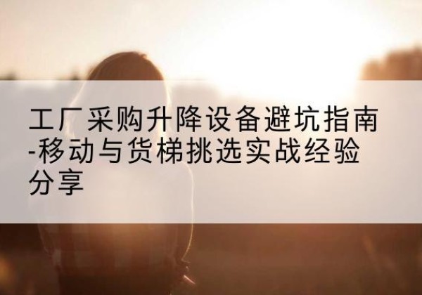 清江浦移动式升降机怎么选-工厂采购升降设备避坑指南-移动与货梯挑选实战经验分享